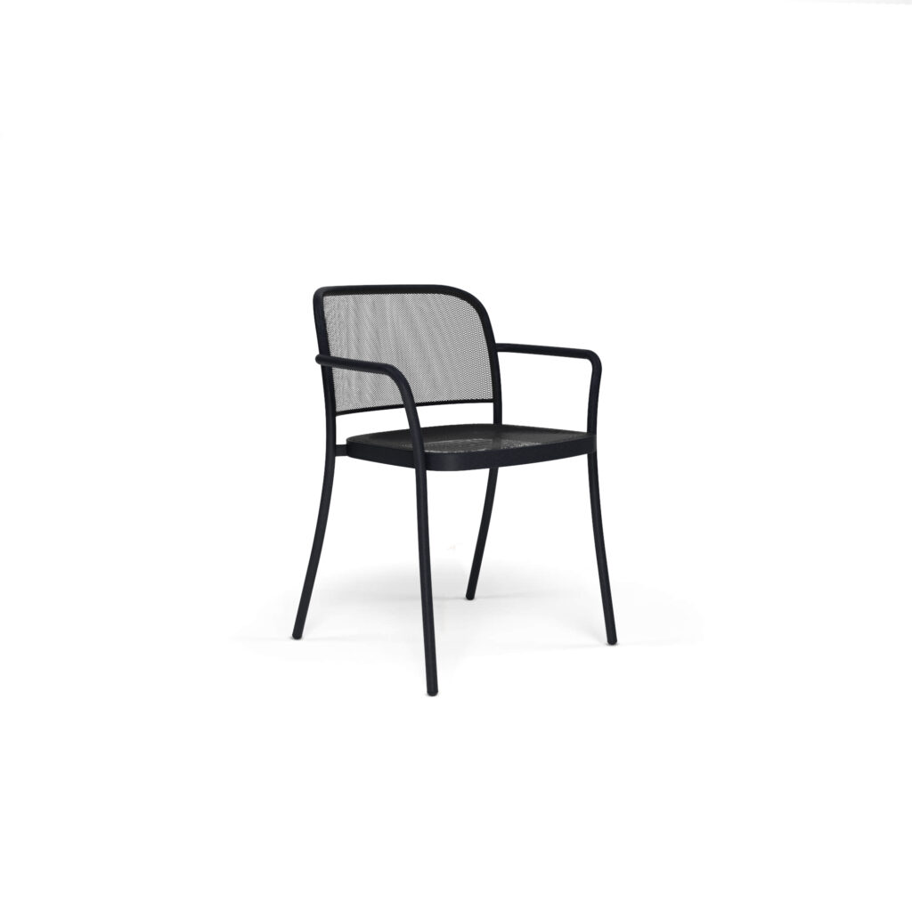 Cafe 557 Sessel mit Armlehne, Stahl, diverse Farben