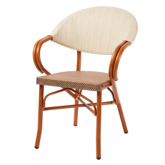 Gio 330 Sessel mit Armlehne, Aluminium/Textilene, diverse Farben