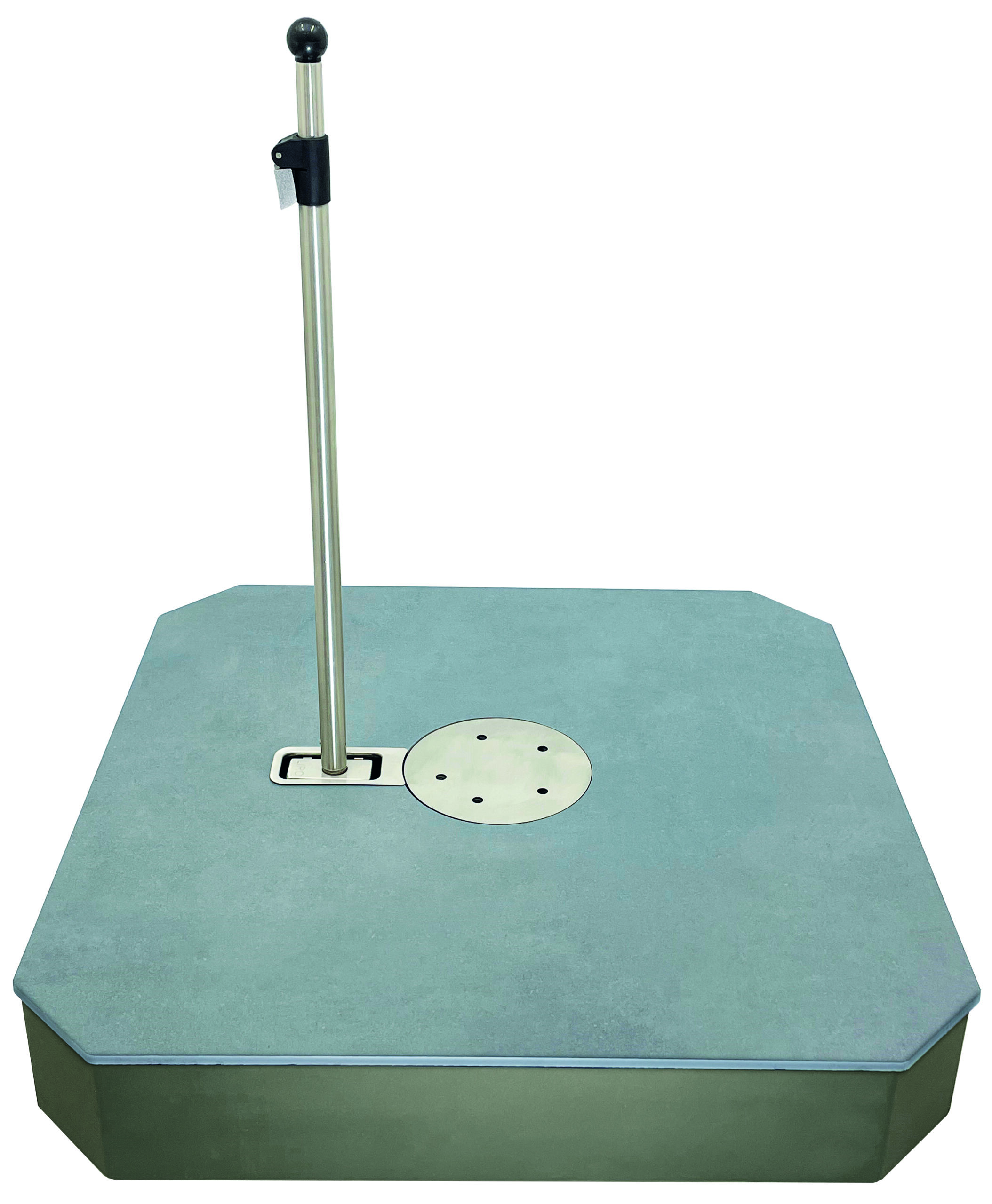 Rollensockel Maxi-Plus steingrau, 120kg, 180kg & 240kg