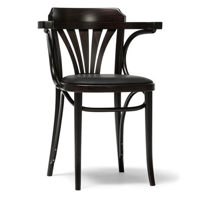 Model 24, Sessel mit Armlehne, mit und ohne Polsterung