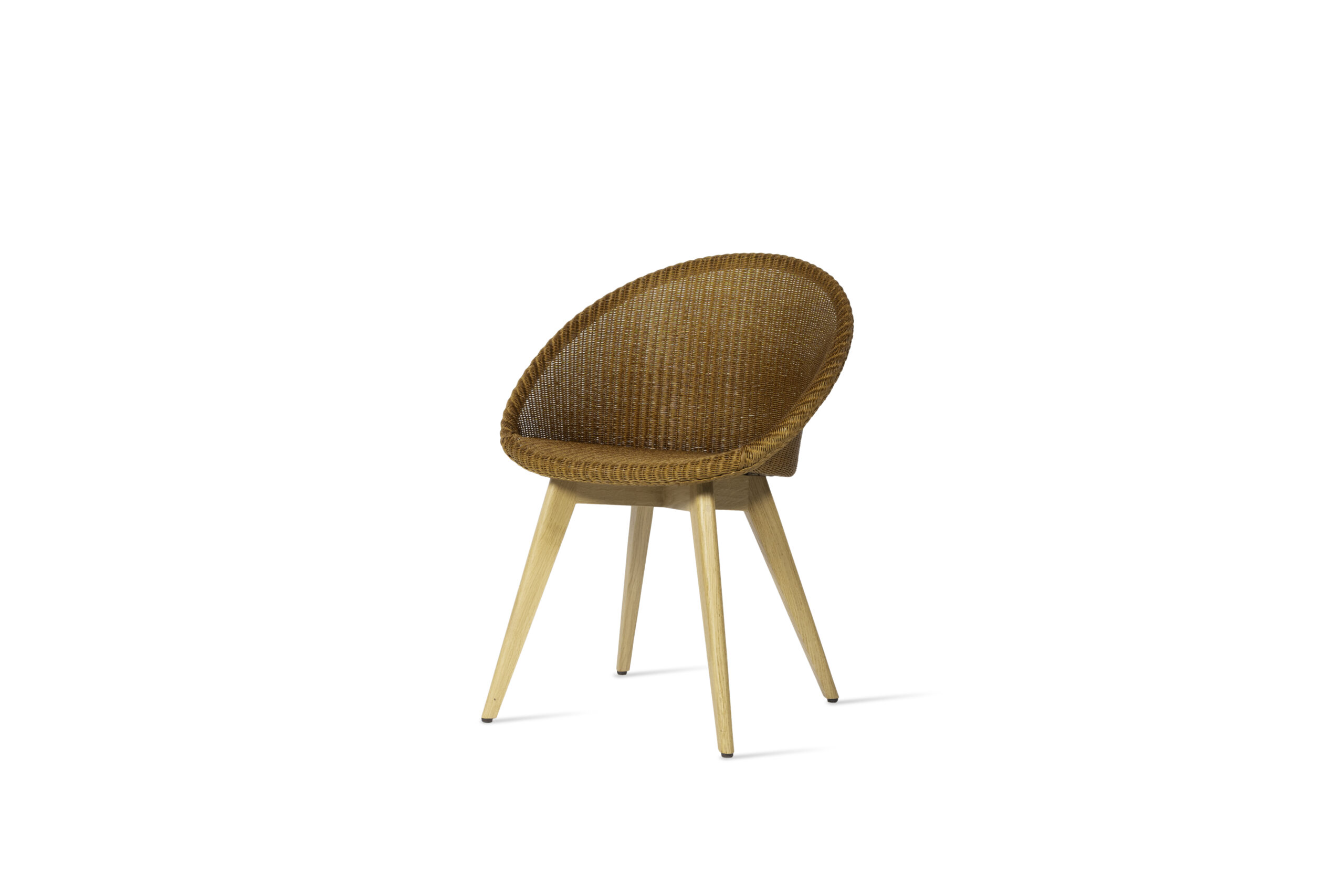 Joe Oak Sessel mit Armlehne, Holz/Geflecht, diverse Farben