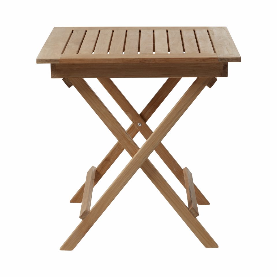 York Tisch, 70x70cm, klappbar, Teak