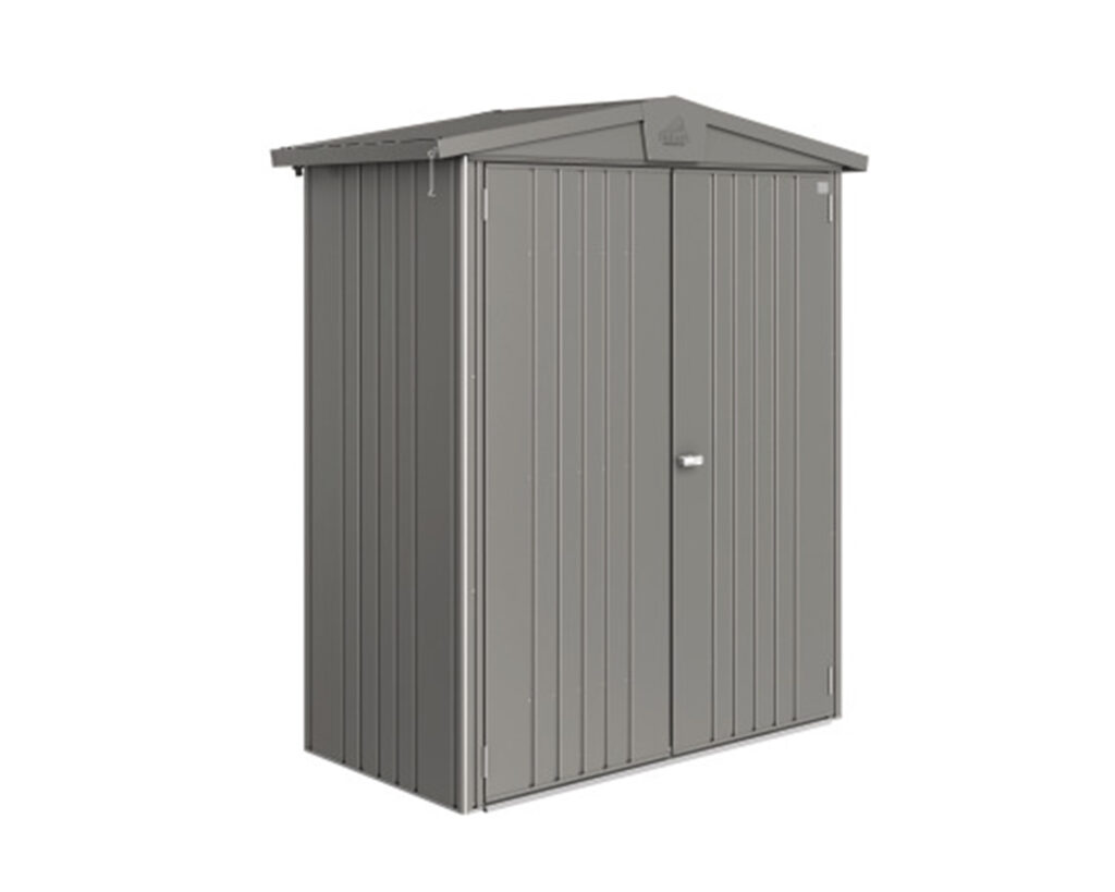 Biohort Gerätehaus Europa 1 Doppeltüre quarzgrau-metallic