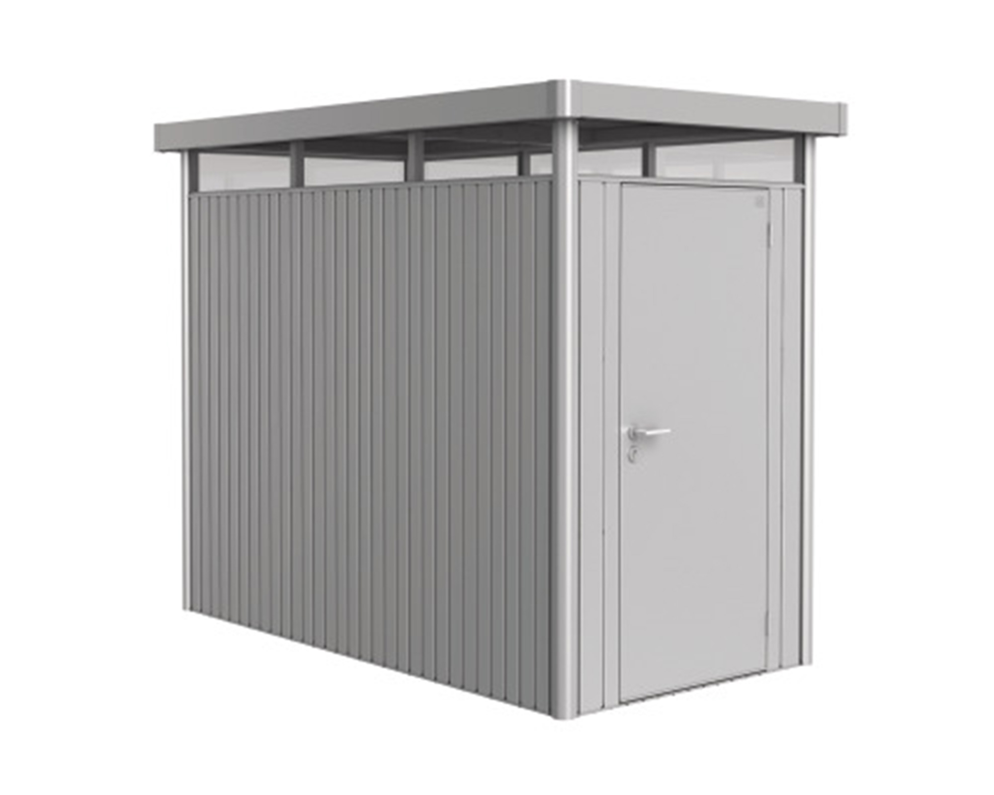 Biohort Gerätehaus HighLine® HS Standardtüre silber-metallic