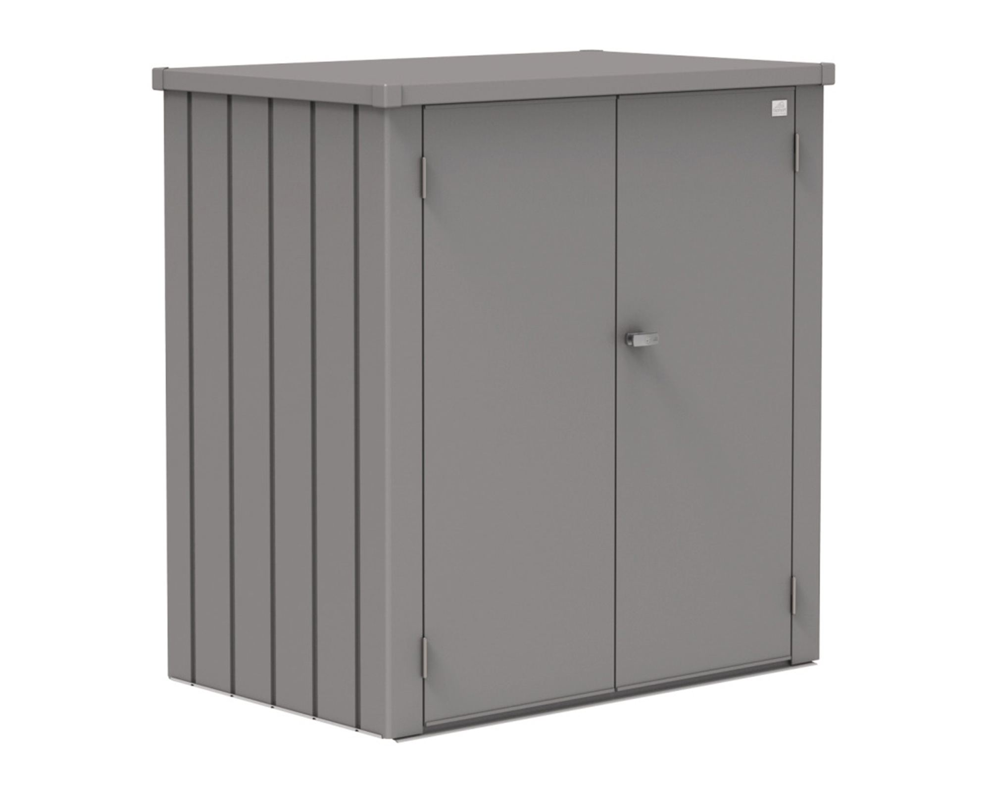 Romeo® L quarzgrau-metallic Biohort Terrassenschrank