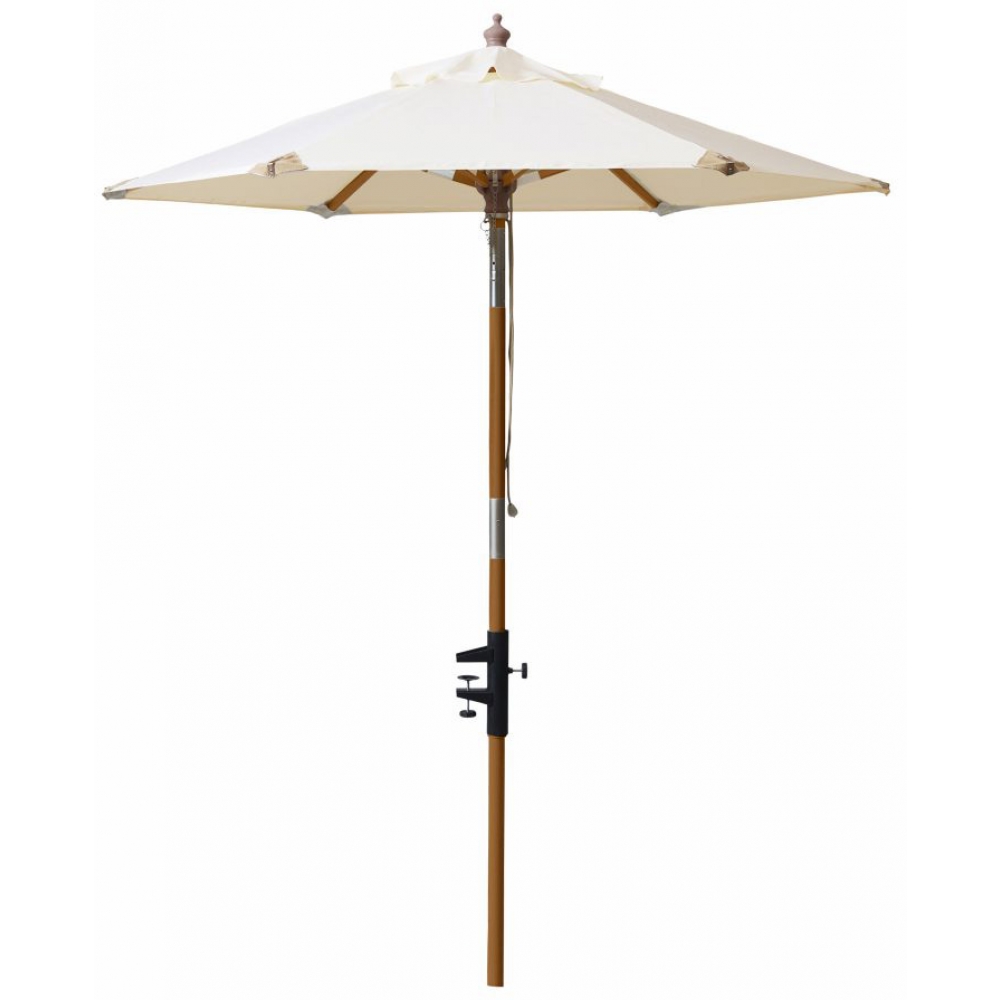 Balcony Sonnenschirm 180cm rund, offwhite