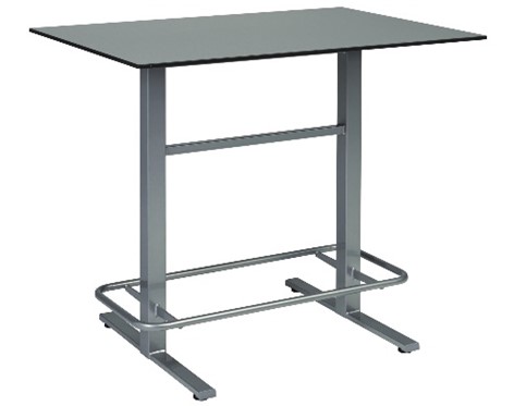 Manhattan Hochtisch / Bartisch mit HPL Platte 120x80cm