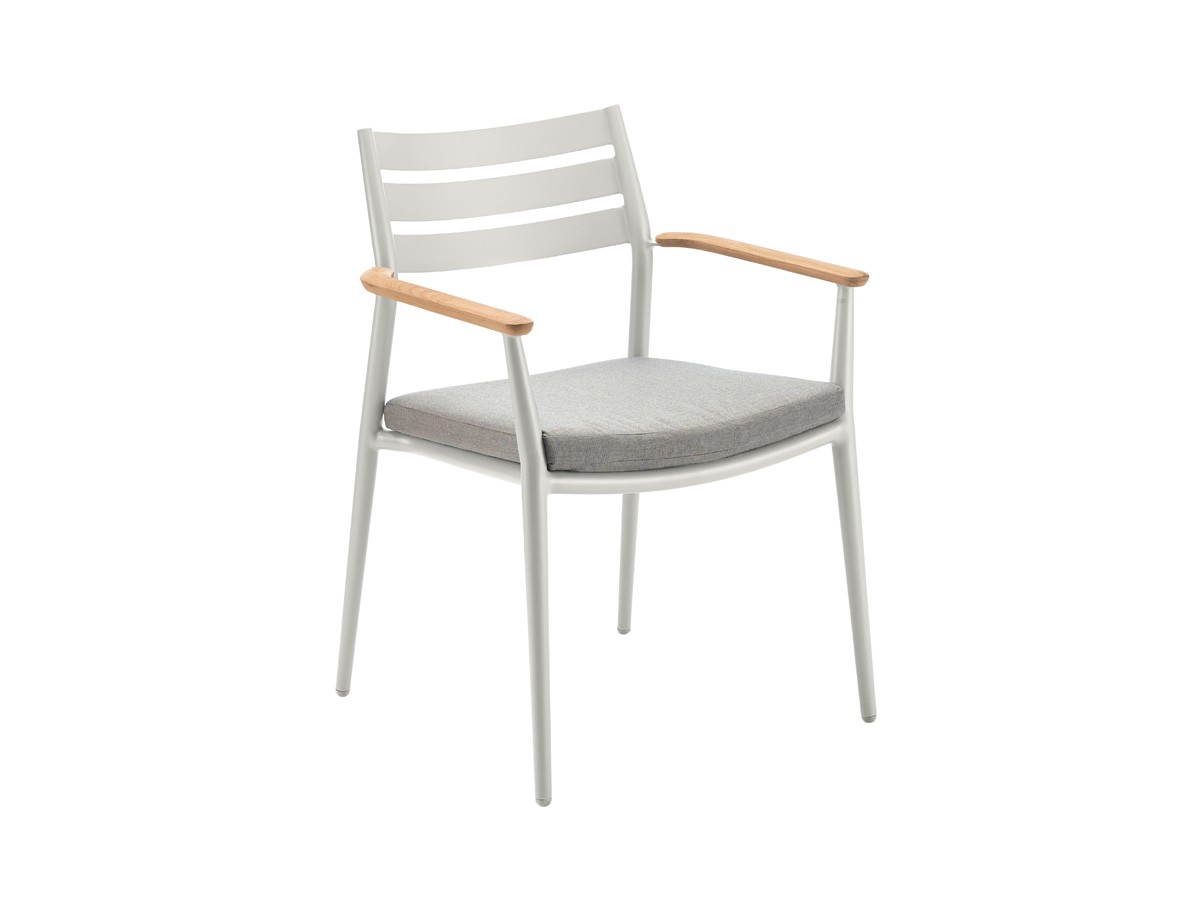 Pia Sessel, mit Armehne, Aluminium