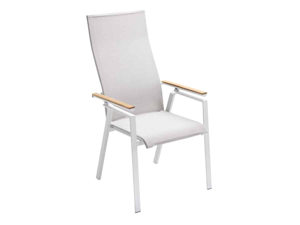 Soul Hochlehner-Sessel, verstellbar, white/grey